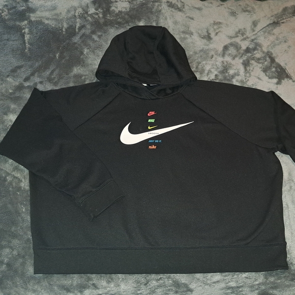 Nike Black Hoodie with Logo - Picture 3 of 5